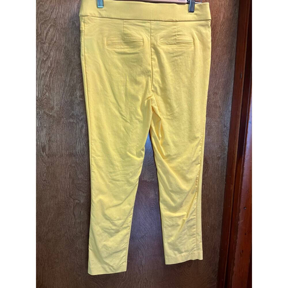 Jules & Leopold Cropped Yellow Pants sz S - Picture 3 of 4